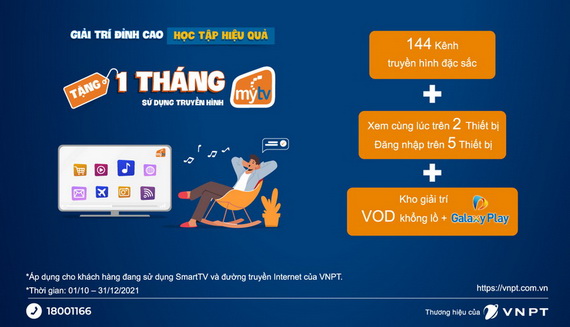 VNPT ưu đãi miễn phí trải nghiệm truyền hình MyTV, tặng gói phim cao cấp