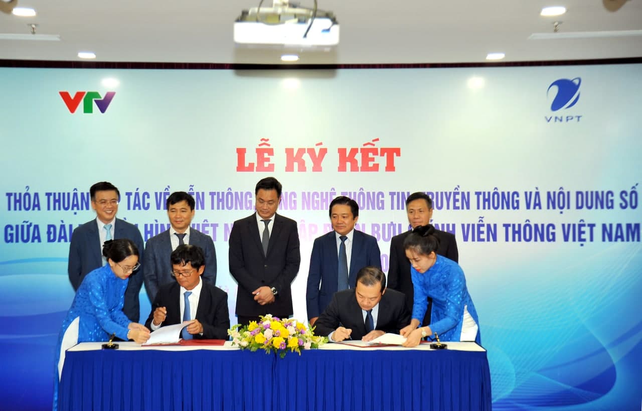 VNPT và VTV hợp tác để chuyển đổi số