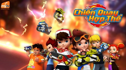 “Chiến Quay Hợp Thể” - series hoạt hình 3D siêu ngầu cho các “chiến thần” nhí trên MyTV