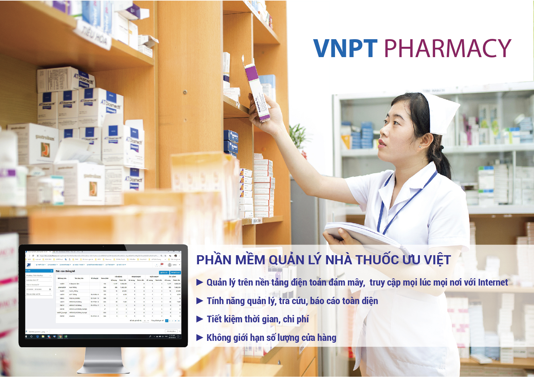 VNPT Pharmacy giúp doanh thu các nhà thuốc tăng cao