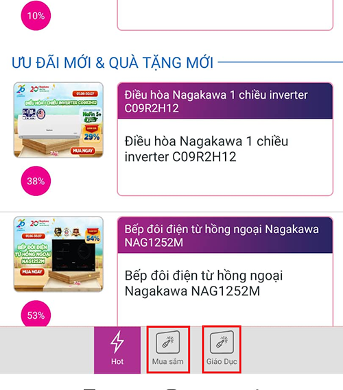giao diện phần mềm vinaphone plus trên điện thoại