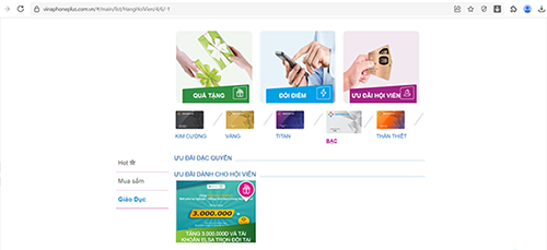 giao diện phần mềm vinaphone plus trên máy tính