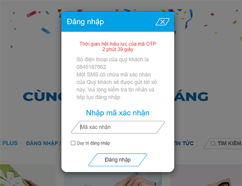 đăng nhập tài khoản vinaphone plus