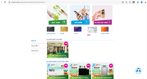 giao diện phần mềm vinaphone plus trên máy tính