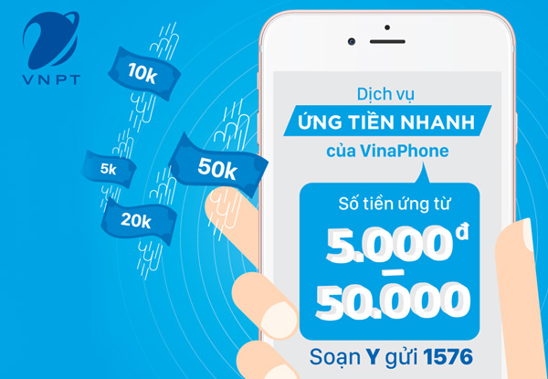 Dịch vụ ứng tiền cho sim hết tiền của VinaPhone