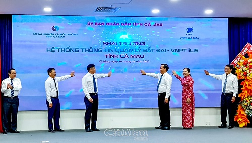 Cà Mau khởi động vận hành Hệ thống cơ sở dữ liệu đất đai ILIS