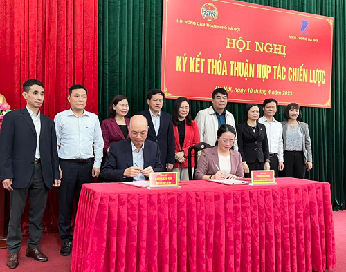 VNPT ký thoả thuận hợp tác với Hội Nông dân TP Hà Nội