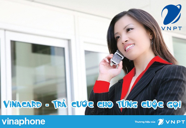 Gói cước VinaCard của VinaPhone có giá nghe, gọi khá rẻ
