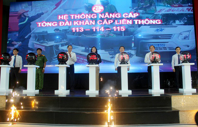 HCM City links up all 3 public emergency numbers