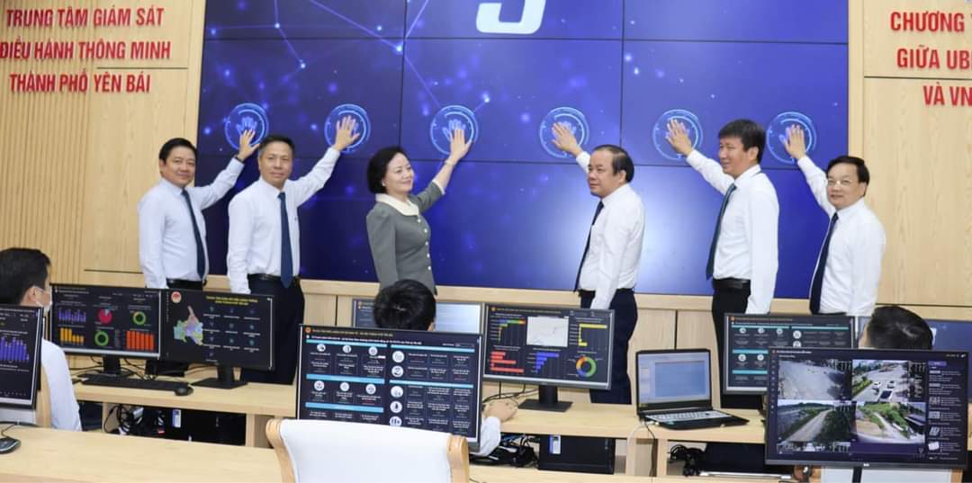 Thành phố Yên Bái ra mắt Trung tâm giám sát, điều hành thông minh (IOC)