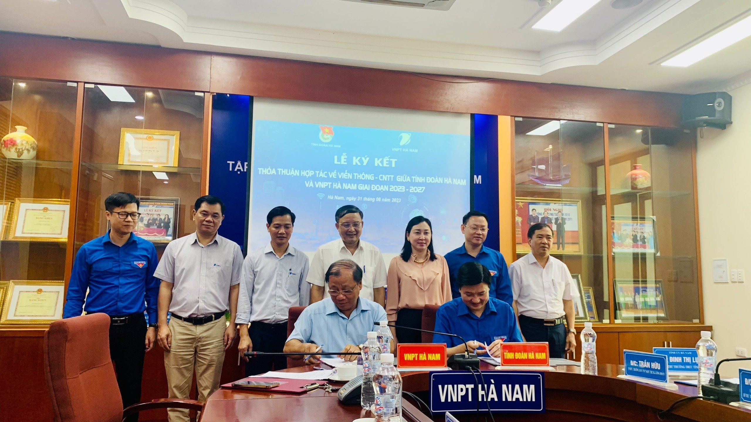 VNPT and Ha Nam Provincial Youth Union sign cooperation areement