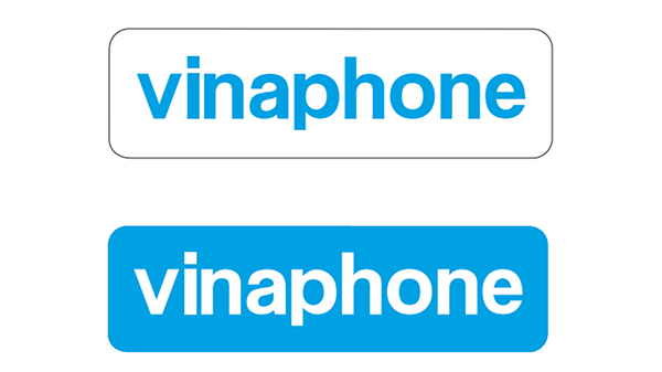 VinaPhone logo âm bản và dương bản được VNPT quy định
