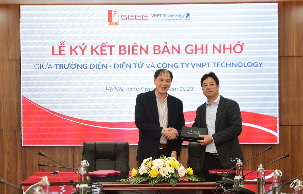 VNPT Technology and School of Electrical and Electronic Engineering sign MOU