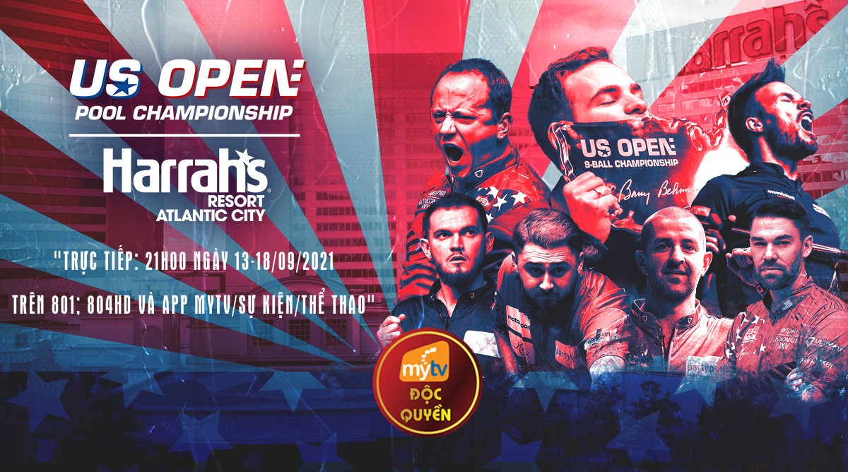 Xem US Open Pool Championship 2021 trực tiếp và độc quyền trên MyTV