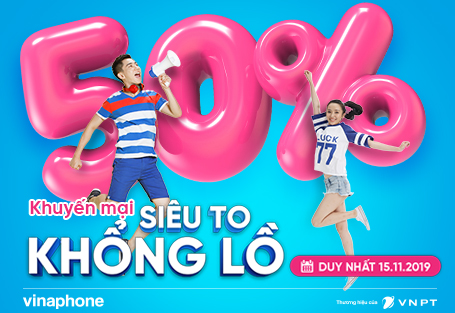 VNPT Pay “chơi lớn”: tặng 50% cho thuê bao nạp thẻ ngày 15/11