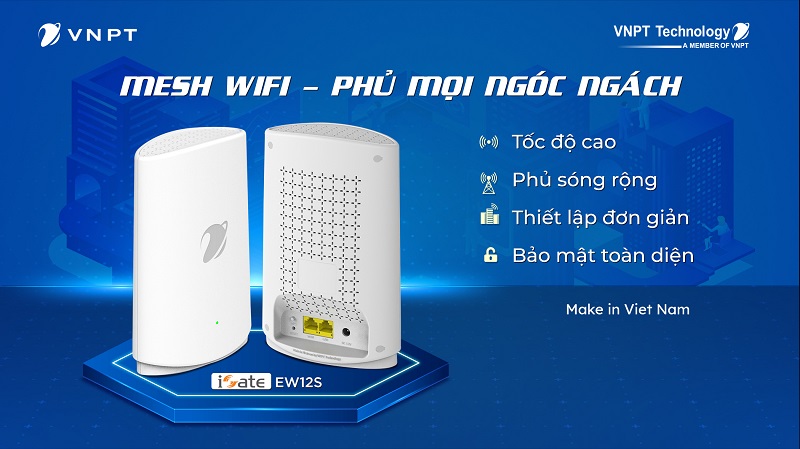 Công nghệ Mesh Wifi đạt giải Vàng Make in Viet Nam 2021
