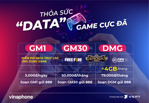 các gói cước chơi game VinaPhone