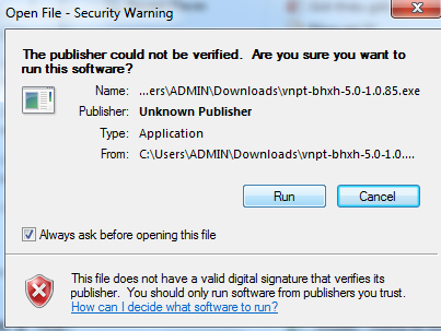 cài đặt phần mềm vnpt