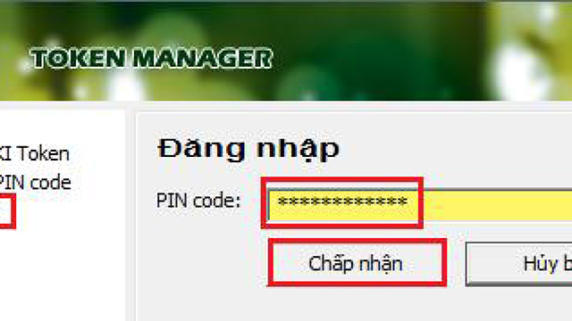 Chữ ký số bị khóa