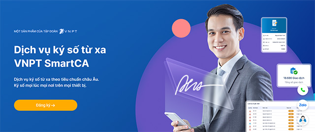 Đăng ký ngay dịch vụ ký số từ xa VNPT SmartCA