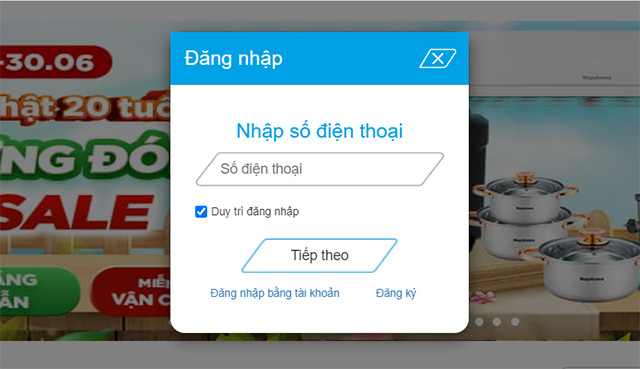 Điền số điện thoại đăng ký hội viên VinaPhone Plus