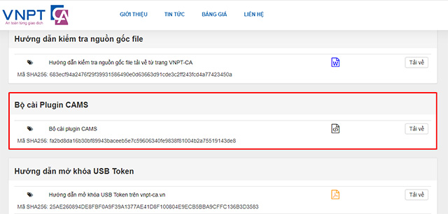 Người dùng tiến hành tải plugin về máy tính