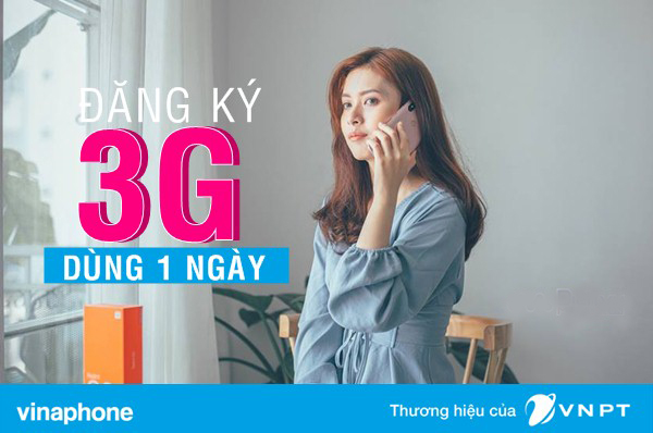 Đăng ký 3G VinaPhone dùng 1 ngày mang đến nhiều thuận tiện