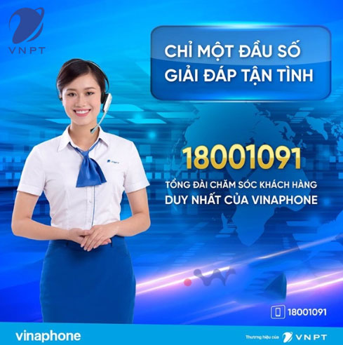 18001091 số tổng đài chăm sóc khách hàng của nhà mạng vinaphone