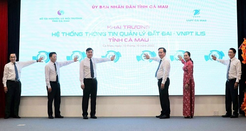 Với VNPT i-LIS, Cà Mau xây dựng thành công hạ tầng không gian địa lý và dữ liệu lớn về đất đai