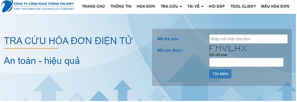 Hướng dẫn tra cứu hóa đơn điện tử VNPT theo mã xác thực