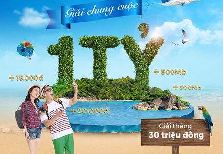 Hàng ngàn khách hàng dùng VinaPhone có cơ hội trúng thưởng  khi đăng ký dịch vụ tiện ích.