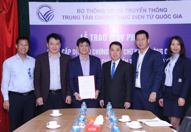 VNPT là đơn vị đầu tiên được cấp phép lần 3 cung cấp dịch vụ chữ ký số VNPT-CA