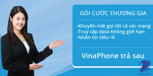 danh sách gói cước thương gia vinaphone trả sau
