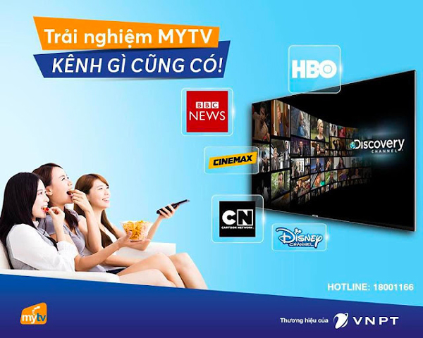 Tận hưởng internet tốc độ cao kết hợp cùng các kênh truyền hình giải trí