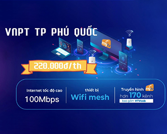 Lắp đặt Internet Phú Quốc, Kiên Giang - Giá chỉ từ 165k 
