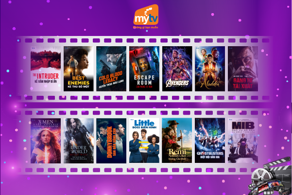 Truyền hình MyTV phát sóng miễn phí nhiều phim điện ảnh bom tấn 