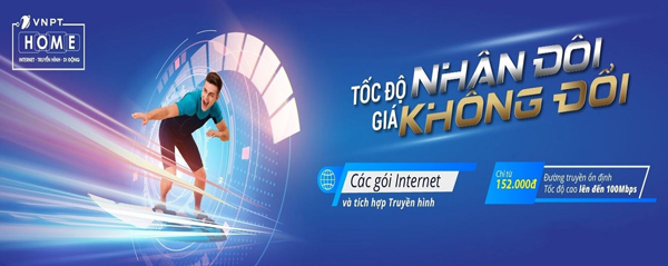 Sử dụng gói Home dành cho cá nhân, hộ gia đình - Giá không đổi, miễn phí modem wifi 