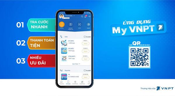 Tải app My VNPT, dễ dàng đăng ký và quản lý gói cước 