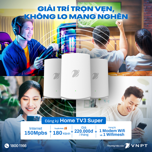 Truy cập Internet, xem truyền hình thả ga với gói cước lắp mạng cáp quang tích hợp truyền hình