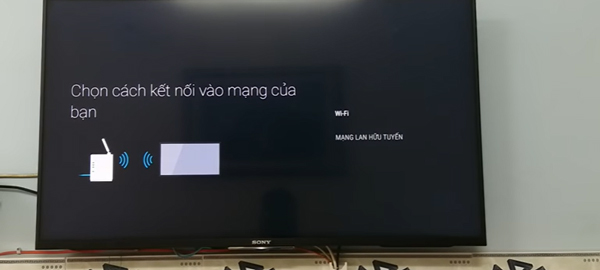 Người dùng chọn Wifi để kết nối.