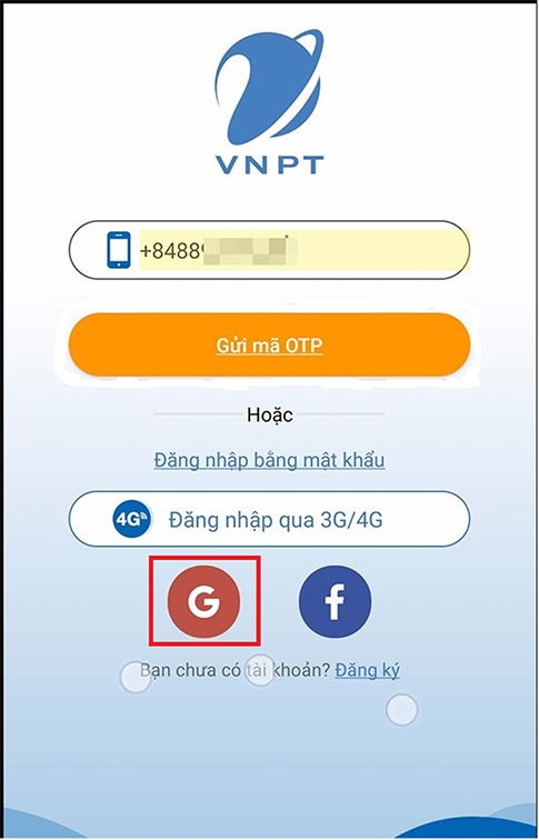 đăng nhập bằng gmail
