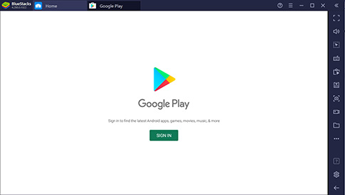 đăng nhập vào google play