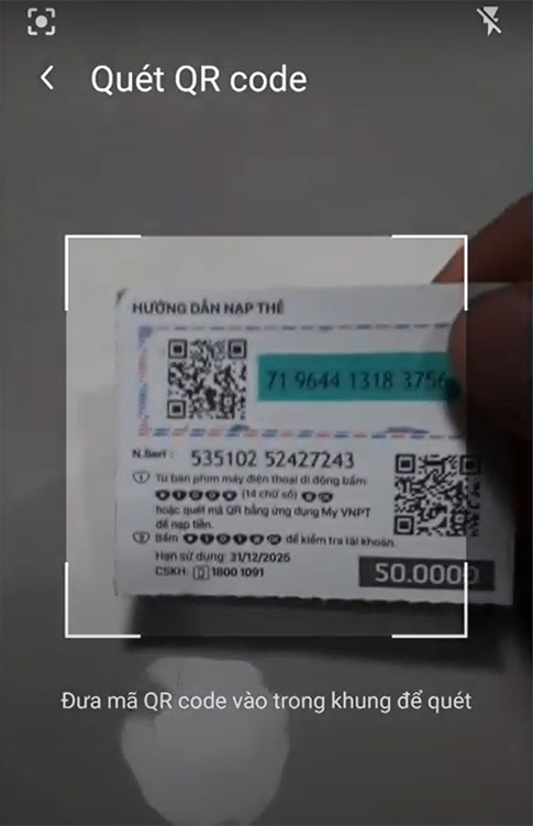 cho mã vào khung hình