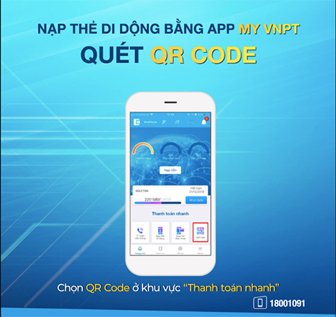 Mách bạn cách sử dụng My VNPT quét mã QR tiện lợi nhất