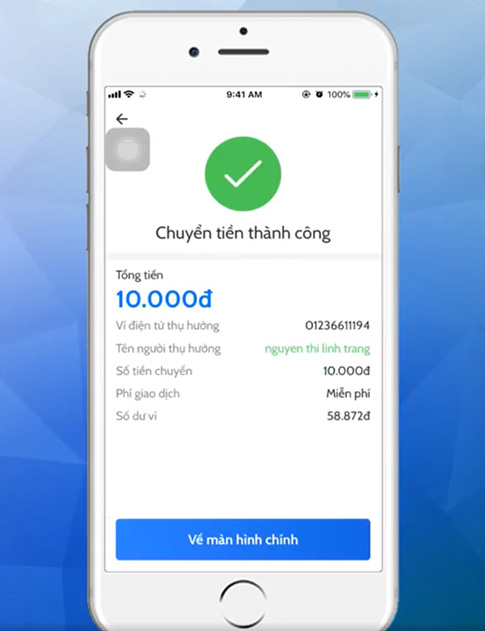 thành công nạp tiền vnpt pay