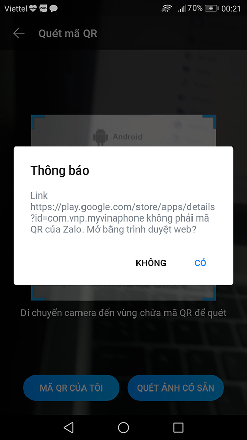 tải app từ link