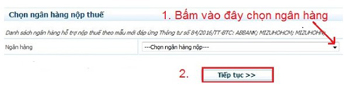 Cập nhật chữ ký số VNPT trên website nopthue bước 3