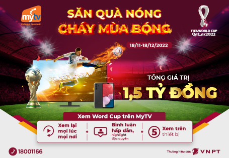 Truyền hình MyTV chính thức sở hữu bản quyền phát sóng FIFA World Cup 2022™