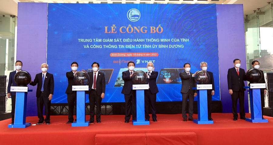 Trung tâm giám sát – điều hành thông minh Bình Dương chính thức đi vào hoạt động