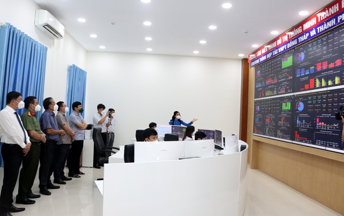 Khai trương trung tâm điều hành đô thị thông minh đầu tiên của tỉnh Đồng Tháp